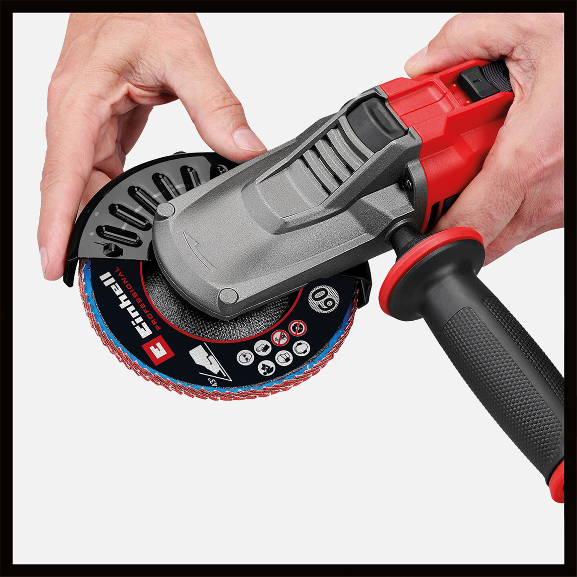    Einhell Profesyonel TP-AG 18/125 F Li BL-Solo Akülü Avuç Taşlama (Akü ve Şarj Cihazı Dahil Değildir.) 