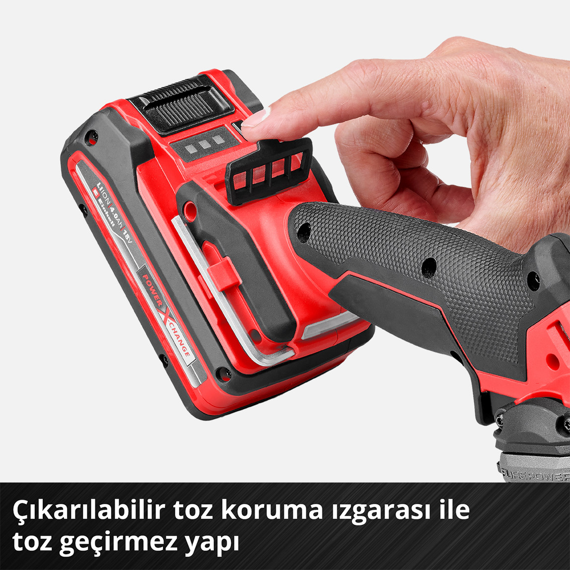    Einhell Profesyonel TP-CO 18/76-C Li BL-Solo Akülü Kesme Taşlama (Akü ve Şarj Cihazı Dahil Değildir.)
 