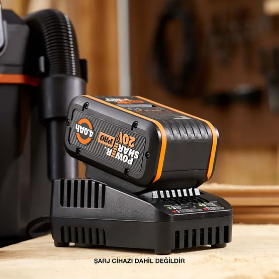Worx WA3644 20Volt 4.0Ah. Li-ion PowerShare Pro Yedek Akü