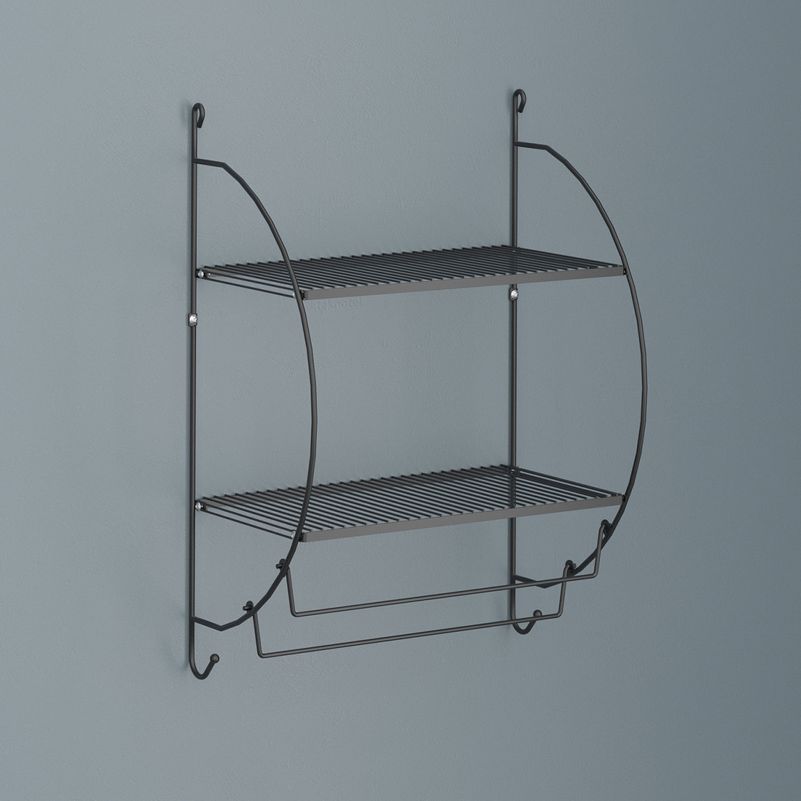    Tekno-tel Duvar Rafı Siyah 