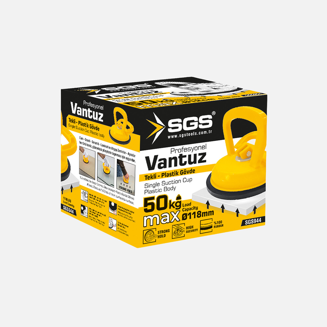    Sgs SGS944 Tekli Plastik Vantuz 