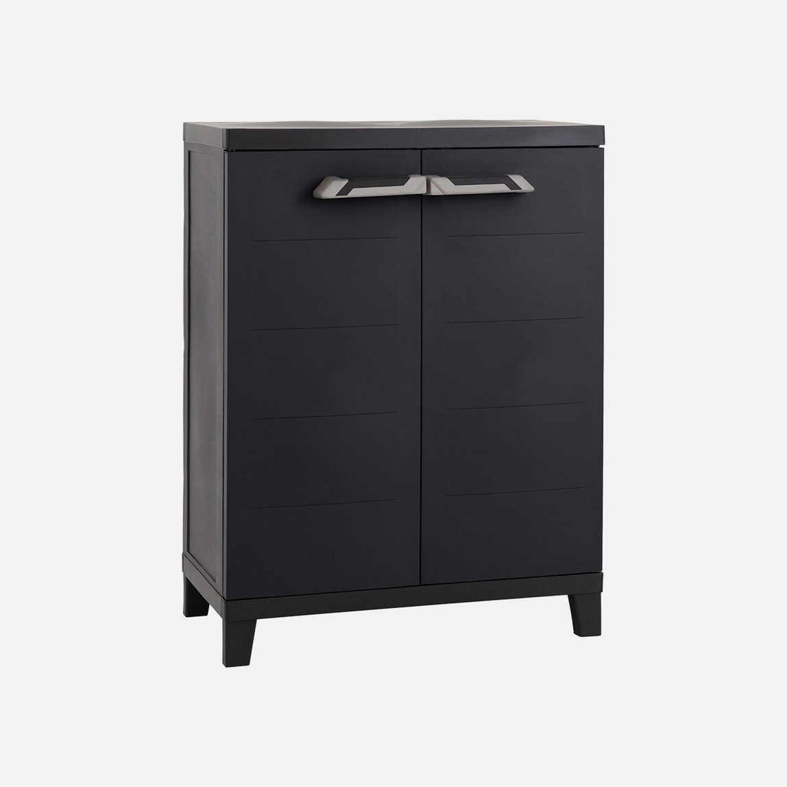    Prime 2 Raflı Plastik Dolap Koyu Antrasit 