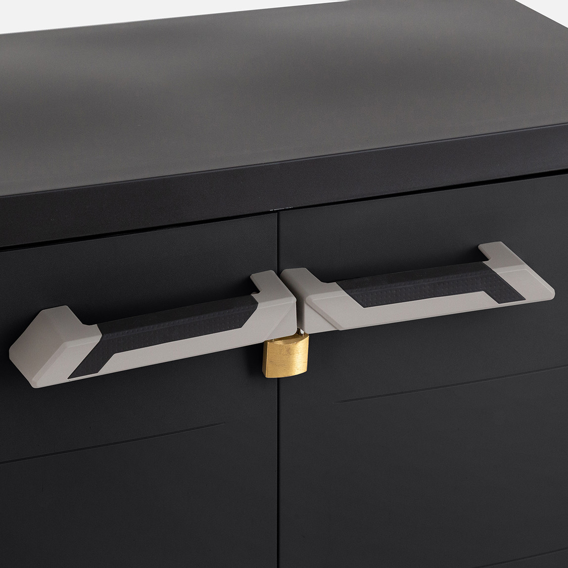    Prime 2 Raflı Plastik Dolap Koyu Antrasit 