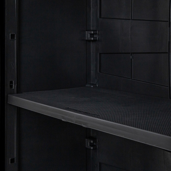 Prime 2 Raflı Plastik Dolap Koyu Antrasit