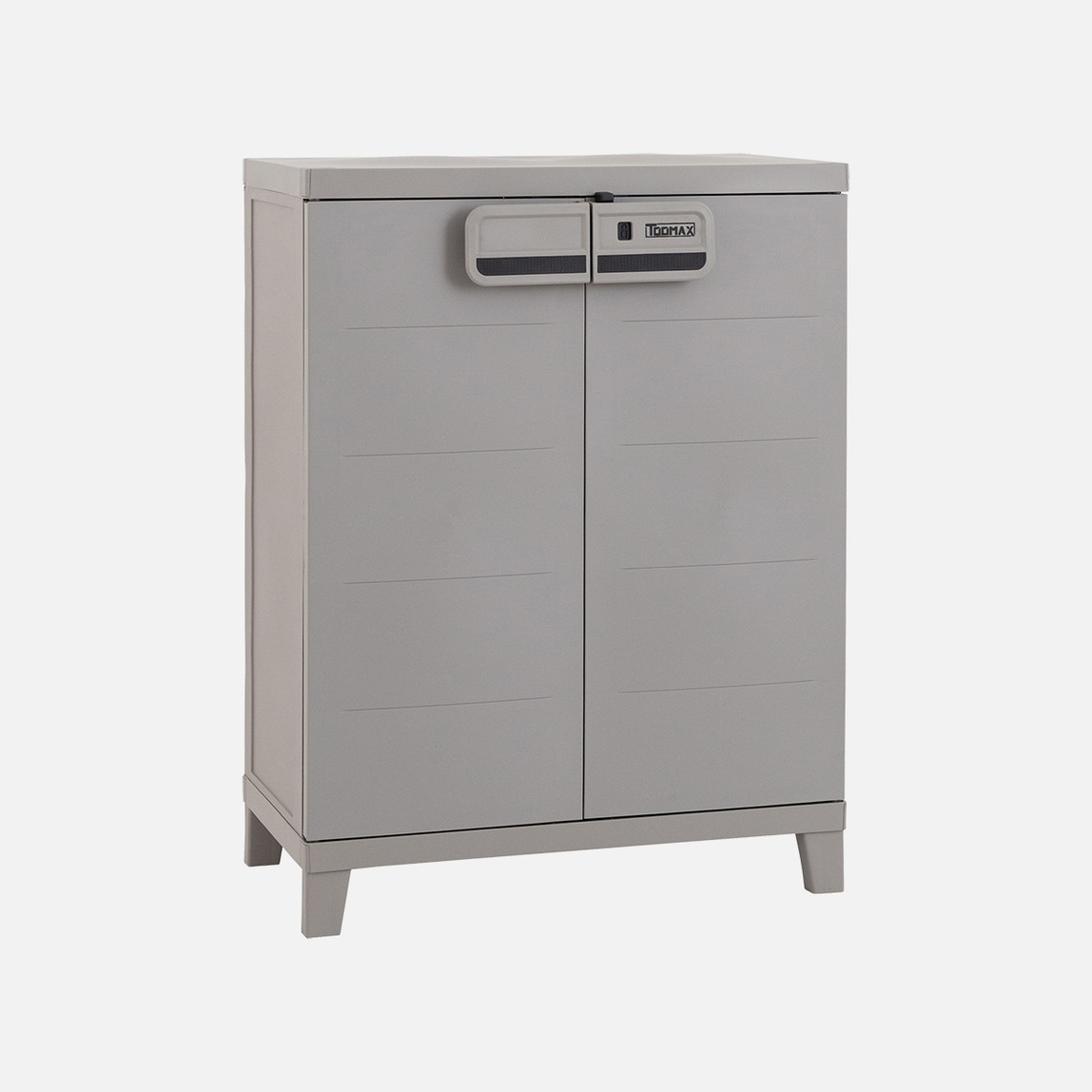    Smart 2 Raflı Plastik Dolap Gri 