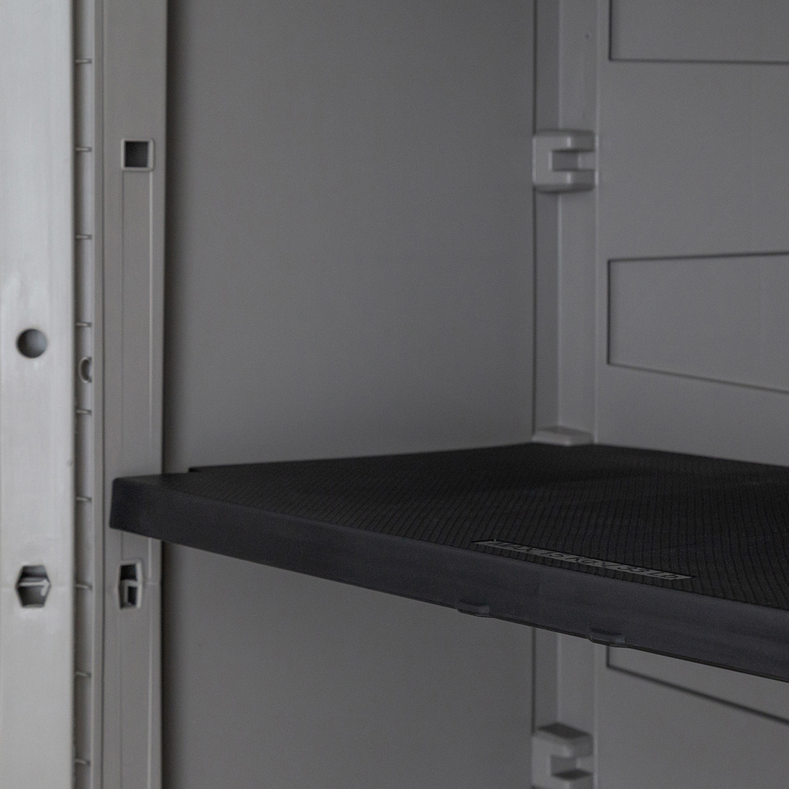    Smart 3 Raflı Plastik Dolap Gri 