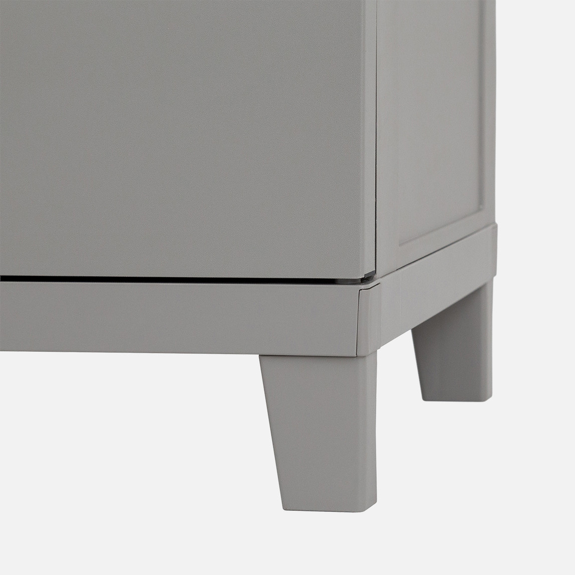    Smart 3 Raflı Plastik Dolap Gri 