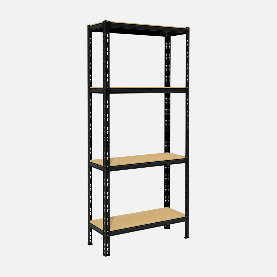    Regalux 4 Katlı Metal Raf Antrasit 80x30x180 cm 