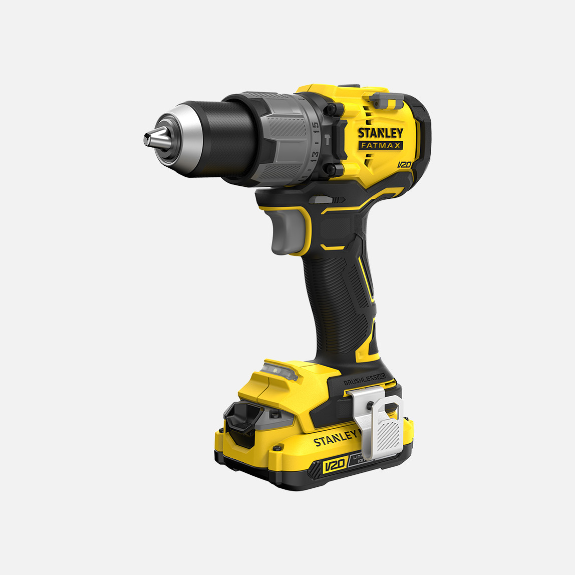    Stanley Sfmcd726D2K-Qw 2Ah Çift Akülü Fırçasız Darbeli Matkap 