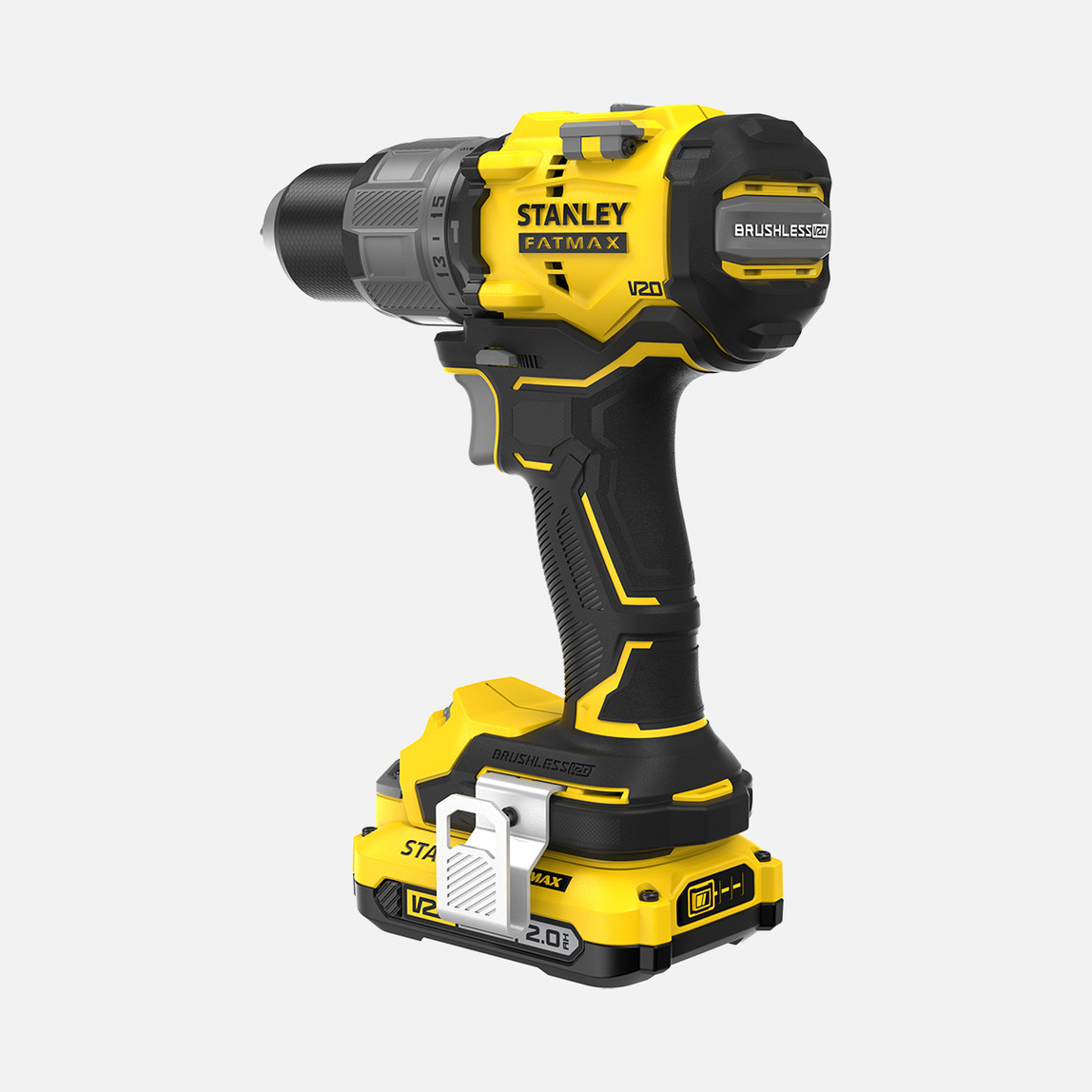    Stanley Sfmcd726D2K-Qw 2Ah Çift Akülü Fırçasız Darbeli Matkap 