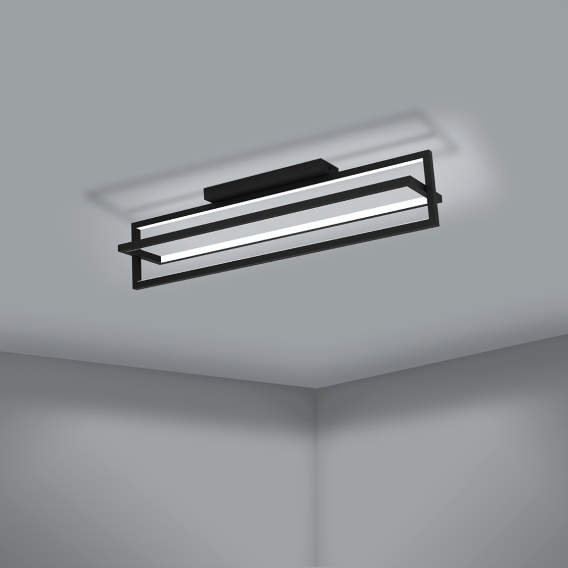    Eglo Siberia Led Avize Siyah 