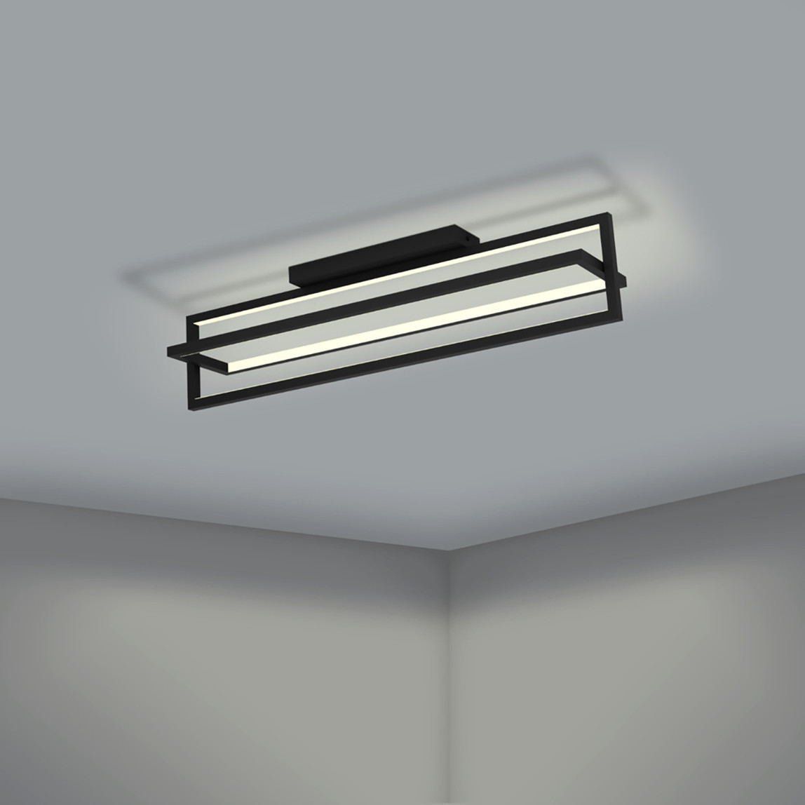    Eglo Siberia Led Avize Siyah 