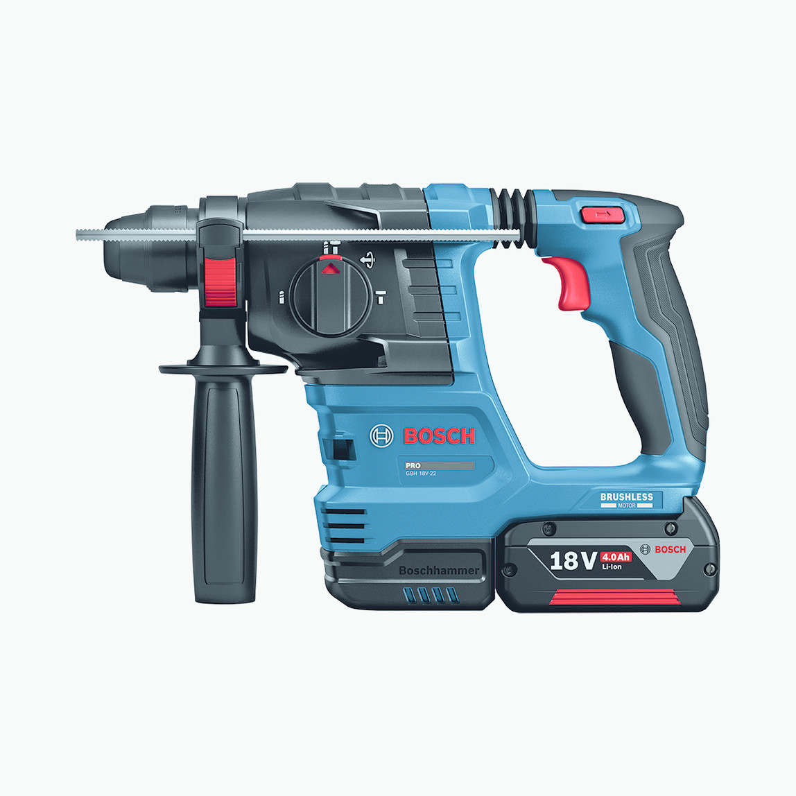    Bosch GSR18V45+GWS18V8+GBH18V22+2x4Ah+GAL18V40 Profesyonel Makine Seti   