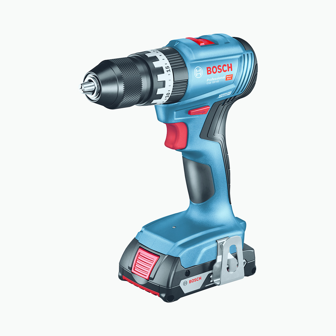    Bosch Profesyonel GSB 18V-45 ve GDR 18V-215 2xGBA 4,0Ah Akü 2'li Makine Seti 