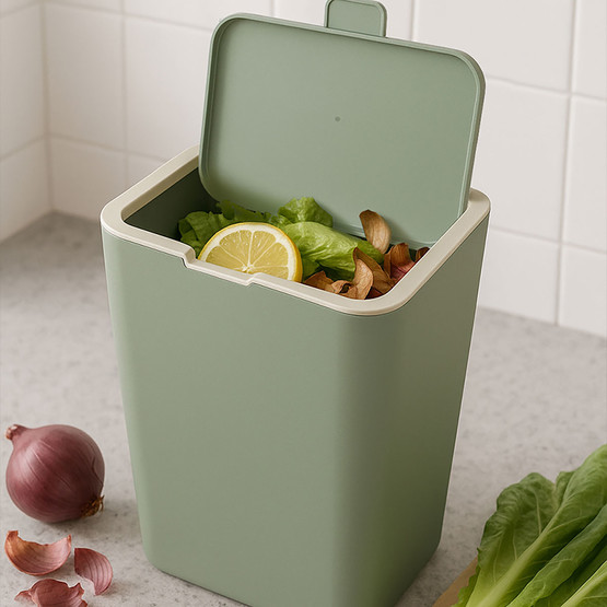 Flip Çöp Kovası Yeşil