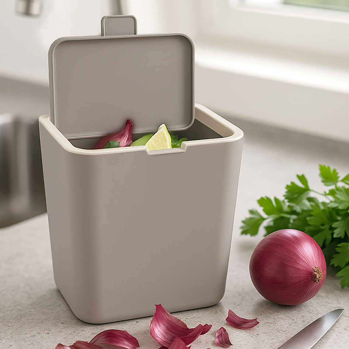    Flip Çöp Kovası Kum Beji 