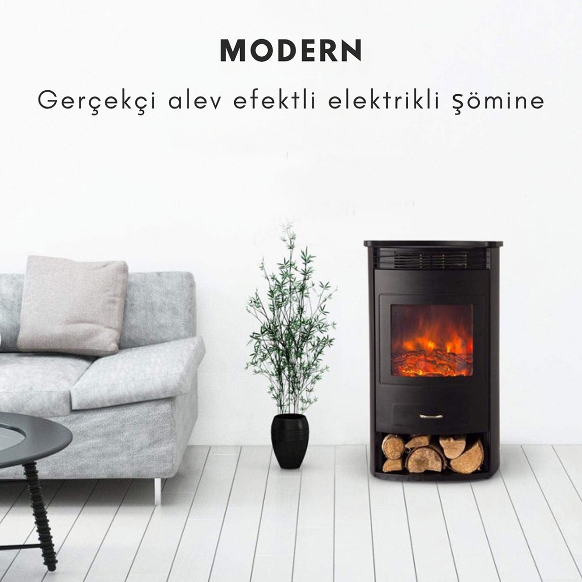    Dlc 1800W Madera Şömine Wifi EA2215HW 