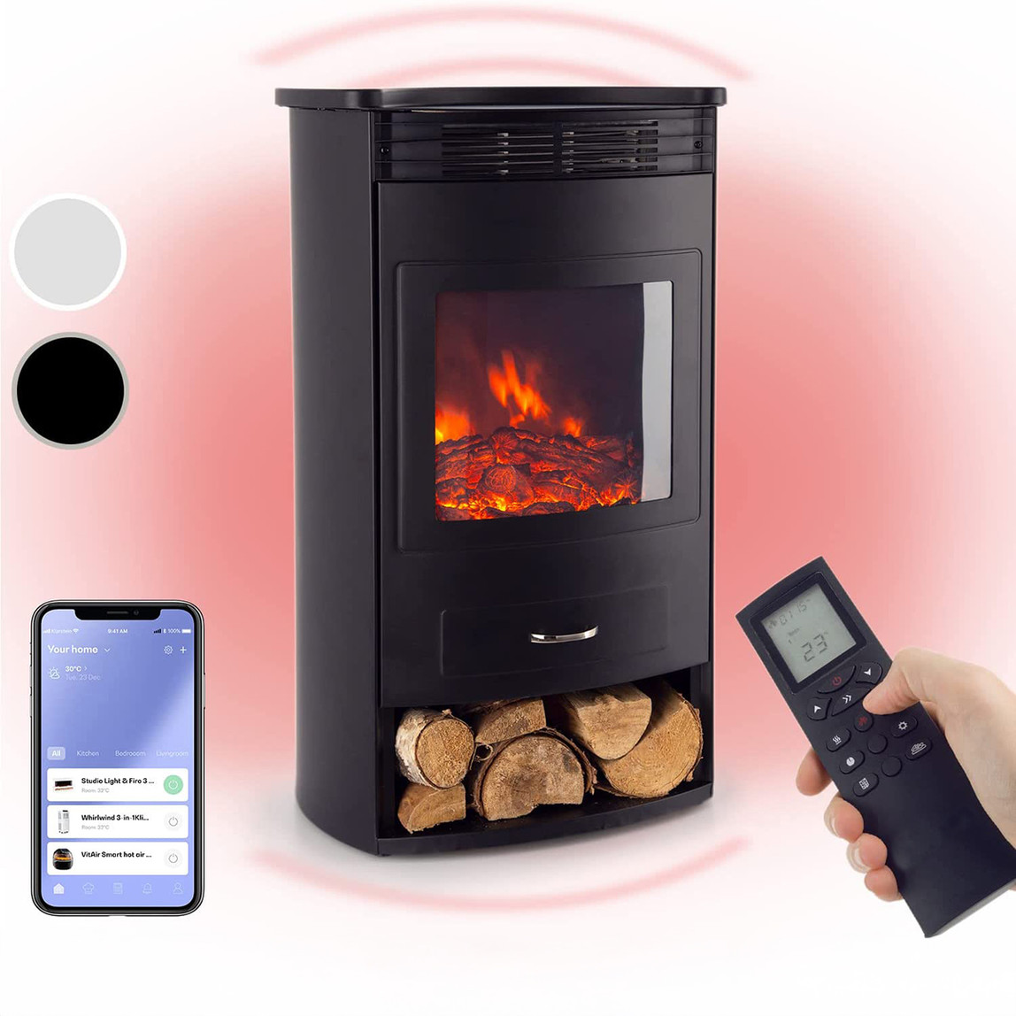    Dlc 1800W Madera Şömine Wifi EA2215HW 