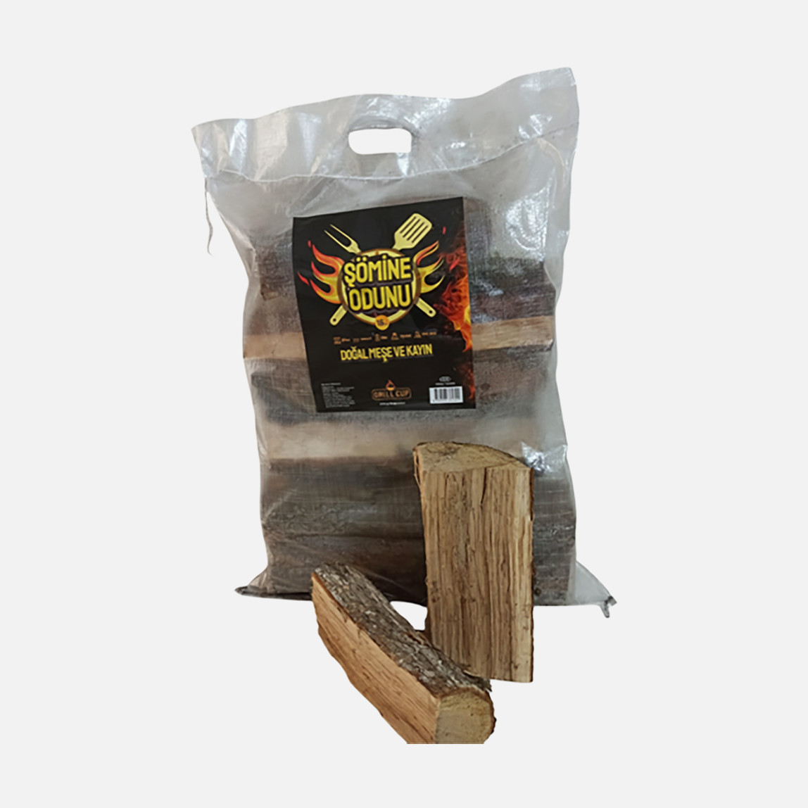    Grill Cup Şömine Odunu 15 KG  