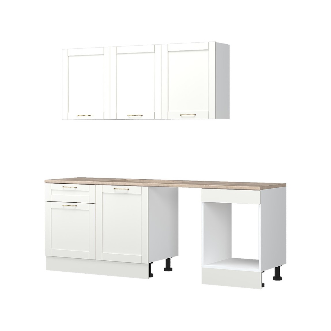    Fly Weiss Mutfak 240cm 