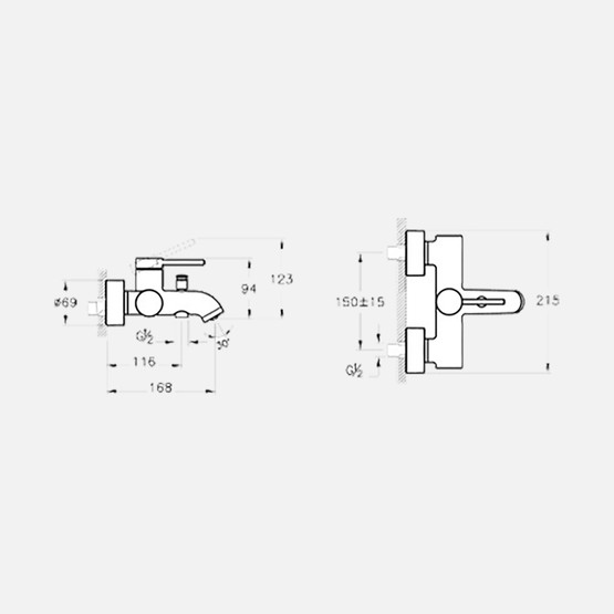 Artema Minimax Round Banyo Bataryası