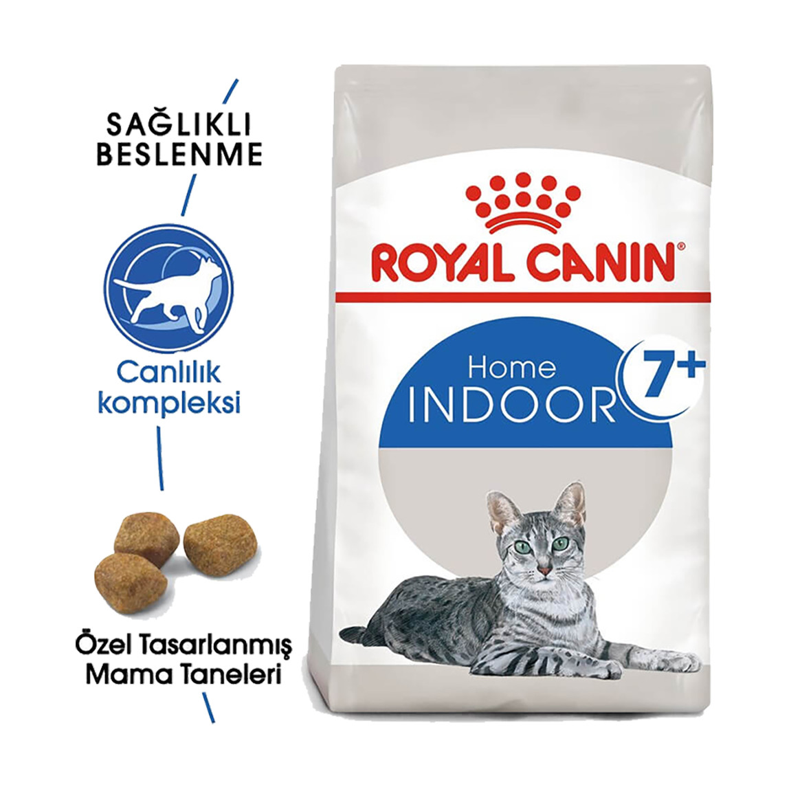    Royal Canin İndoor +7 Yaşlı Kuru Kedi Maması 1.5 Kg  