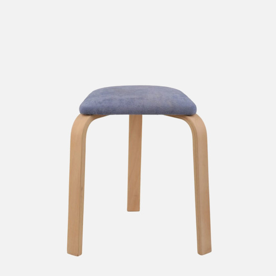 Mutlu Tabure Mavi Minderli